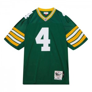 Authentic Jerseys Mitchell & Ness Brett Favre Green Bay Packers Dark 1996 Jersey Hombre | 1207XYNMZ