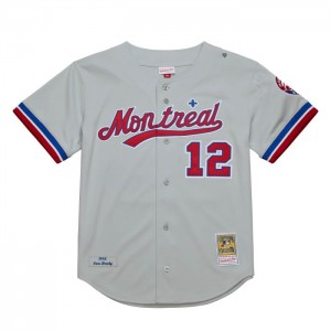 Authentic Jerseys Mitchell & Ness Carretera Montreal Expos Carretera 1995 Tom Brady Hombre | 8659VHEFD