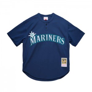Authentic Jerseys Mitchell & Ness Ichiro Suzuki Seattle Mariners 2002 BP Jersey Hombre | 2701MDJNI