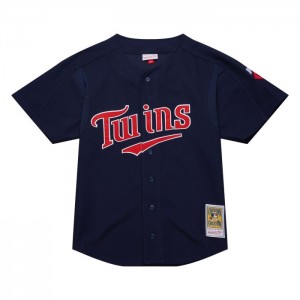 Authentic Jerseys Mitchell & Ness Joe Mauer Minnesota Twins Dark 2004 Jersey Hombre | 0952TNSLI