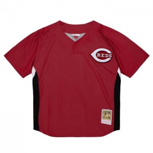 Authentic Jerseys Mitchell & Ness Ken Griffey Jr Cincinnati Reds 2007 BP Jersey Hombre | 9428HLNOU