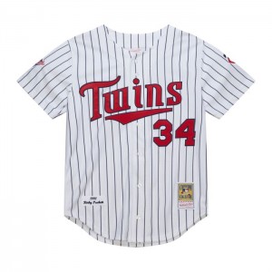 Authentic Jerseys Mitchell & Ness Kirby Puckett Minnesota Twins 1991 Jersey Hombre | 8246KASQV