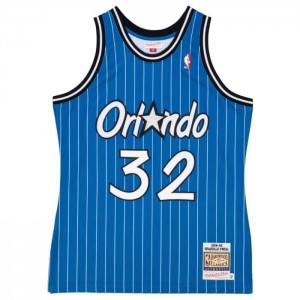 Authentic Jerseys Mitchell & Ness Shaquille O'Neal Orlando Magic Carretera 1994-95 Jersey Hombre | 5186XTKFB