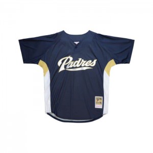 Authentic Jerseys Mitchell & Ness Trevor Hoffman San Diego Padres 2007 BP Jersey Hombre | 7401IUCVT
