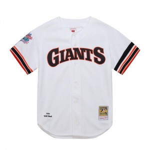 Authentic Jerseys Mitchell & Ness Will Clark San Francisco Giants Home 1989 Jersey Hombre | 2380QTWVU