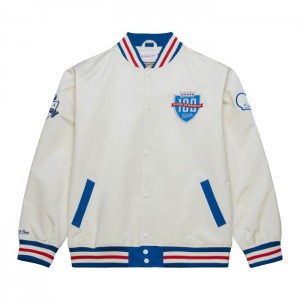 Chamarras Mitchell & Ness 100th Ligeros Satin Sacramento Kings Hombre | 9125ZDHVM