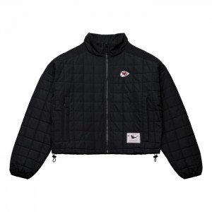 Chamarras Mitchell & Ness Acolchado Puffer Kansas City Chiefs Mujer | 5392JYSGI