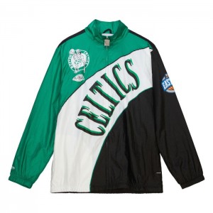 Chamarras Mitchell & Ness Arched Retro Forro Windbreaker Boston Celtics Hombre | 4295AVEWH