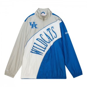 Chamarras Mitchell & Ness Arched Retro Forro Windbreaker University of Kentucky Hombre | 2908CABQY