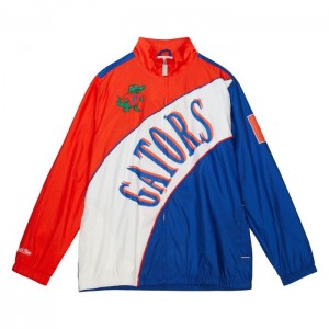 Chamarras Mitchell & Ness Arched Retro Forro Windbreaker University of Florida Hombre | 0581TZAVQ