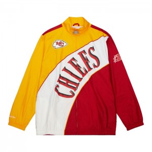 Chamarras Mitchell & Ness Arched Retro Forro Windbreaker Kansas City Chiefs Hombre | 3850AJXBR