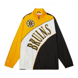 Chamarras Mitchell & Ness Arched Retro Forro Windbreaker Boston Bruins Hombre | 4236UWGTR