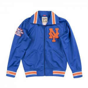 Chamarras Mitchell & Ness BP New York Mets 1986 Hombre | 8367UQFER