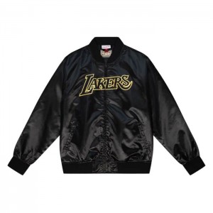 Chamarras Mitchell & Ness Big Face 4.0 Satin Los Angeles Lakers Hombre | 1052BGXNV