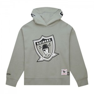 Chamarras Mitchell & Ness Big Face 7.0 Oakland Raiders Mujer | 8017RALWS