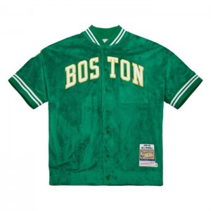 Chamarras Mitchell & Ness Bill Russell Boston Celtics 1959-60 Shooting Shirt Hombre | 4029HWUFD