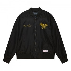 Chamarras Mitchell & Ness Branded Bruce Lee Celebrating 50 Years Bomber Hombre | 9512XFHYK