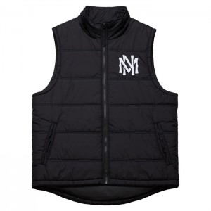 Chamarras Mitchell & Ness Branded In The Clutch Puffer Vest Vintage Logo Hombre | 0768FJCEI
