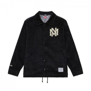 Chamarras Mitchell & Ness Branded M&N Interlock Corduroy Coaches Hombre | 1065MXTGQ