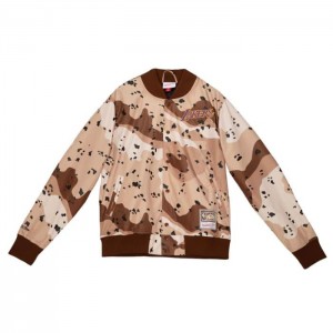 Chamarras Mitchell & Ness Camo Reflective Los Angeles Lakers Hombre | 0742TLXHJ