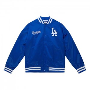 Chamarras Mitchell & Ness City Colección Ligeros Satin Los Angeles Dodgers Hombre | 5021HOIKV