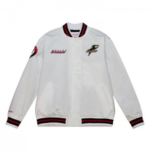 Chamarras Mitchell & Ness City Colección Ligeros Satin Dallas Burn Hombre | 7659LNTAJ