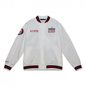 Chamarras Mitchell & Ness City Colección Ligeros Satin D.C. United Hombre | 0617EBSMK