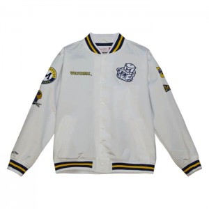 Chamarras Mitchell & Ness City Colección Ligeros Satin University Of Michigan Hombre | 0762CVENF