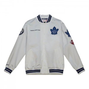 Chamarras Mitchell & Ness City Colección Ligeros Satin Toronto Maple Leafs Hombre | 9418SQTPC