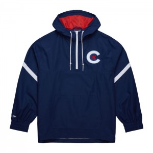 Chamarras Mitchell & Ness City Connect Ligeros Anorak Current Logo Chicago Cubs Hombre | 0874YUTRQ