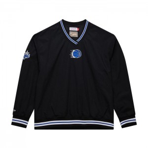 Chamarras Mitchell & Ness Classic Nylon Pullover Vintage Logo Orlando Magic Hombre | 8317WQGBF