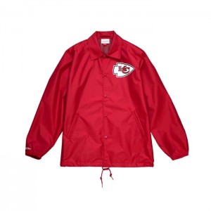 Chamarras Mitchell & Ness Coaches Windbreaker Kansas City Chiefs Hombre | 8567ILKAO