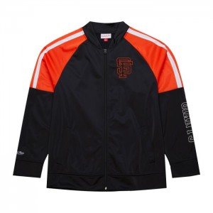 Chamarras Mitchell & Ness Color Blocked Pista Vintage Logo San Francisco Giants Hombre | 9341CXDOZ