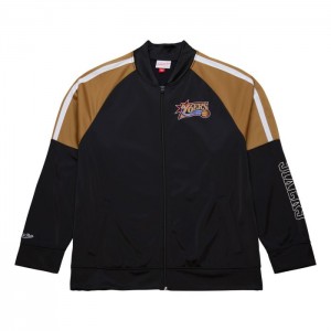 Chamarras Mitchell & Ness Color Blocked Pista Vintage Logo Philadelphia 76ers Hombre | 9726CSNLJ
