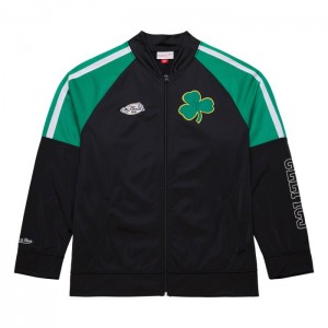 Chamarras Mitchell & Ness Color Blocked Pista Vintage Logo Boston Celtics Hombre | 6243RINJH