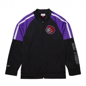 Chamarras Mitchell & Ness Color Blocked Pista Vintage Logo Toronto Raptors Hombre | 1026DBYFM