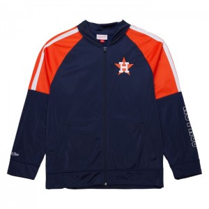 Chamarras Mitchell & Ness Color Blocked Pista Vintage Logo Houston Astros Hombre | 0925VJYKL
