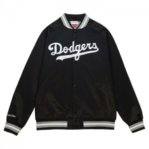 Chamarras Mitchell & Ness Double Clutch Ligeros Satin Los Angeles Dodgers Hombre | 1045NIWYX