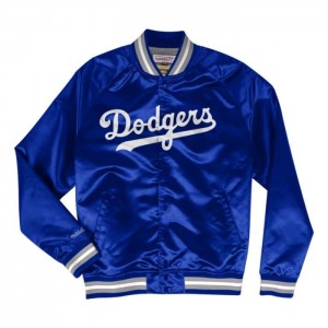 Chamarras Mitchell & Ness Double Clutch Ligeros Satin Los Angeles Dodgers Hombre | 0836DELYB
