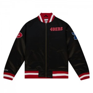 Chamarras Mitchell & Ness FTTB Heavyweight Satin San Francisco 49ers Hombre | 3749MIVNA