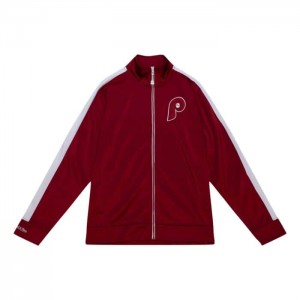 Chamarras Mitchell & Ness Flashback Pista Philadelphia Phillies Hombre | 2590QKRSY