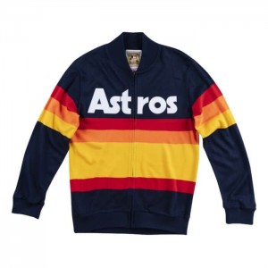 Chamarras Mitchell & Ness Front Stripe Sueter Houston Astros Hombre | 0358QVYFD
