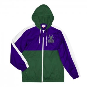 Chamarras Mitchell & Ness Gameday Ligeros Windbreaker Milwaukee Bucks Hombre | 9716EOXPS