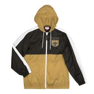 Chamarras Mitchell & Ness Gameday Ligeros Windbreaker New Orleans Saints Hombre | 8960BZGRT