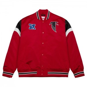 Chamarras Mitchell & Ness Heavyweight Satin Atlanta Falcons Hombre | 6302LHWQX