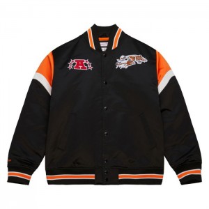 Chamarras Mitchell & Ness Heavyweight Satin Cincinnati Bengals Hombre | 8746BJSGA
