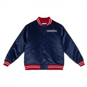 Chamarras Mitchell & Ness Heavyweight Satin Montreal Canadiens Hombre | 1250AJUSH