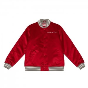 Chamarras Mitchell & Ness Heavyweight Satin Detroit Red Wings Hombre | 2764UHWMG