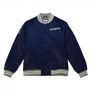 Chamarras Mitchell & Ness Heavyweight Satin Dallas Cowboys Hombre | 0823OLJCD