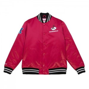 Chamarras Mitchell & Ness Heavyweight Satin Arizona Cardinals Hombre | 7962AVQHD